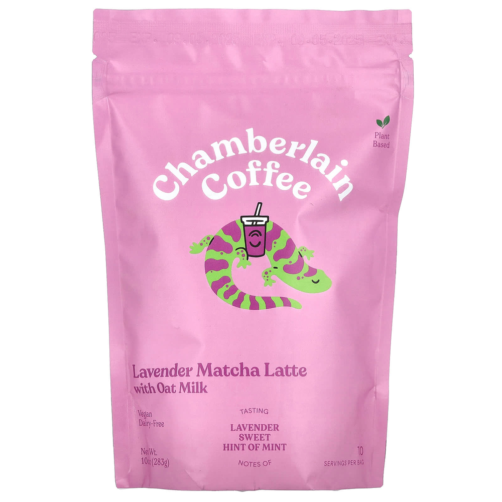 Chamberlain Coffee, Латте с лавандой и овсяным молоком, 283 г (10 унций)