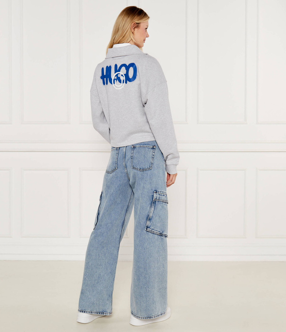 Худи DAHANNA Hugo Blue - серый(50527659)