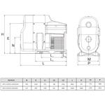 Установка водоснабжения HYDROLIFT 1100 Вт ROMMER (RPJ-0010-001100)
