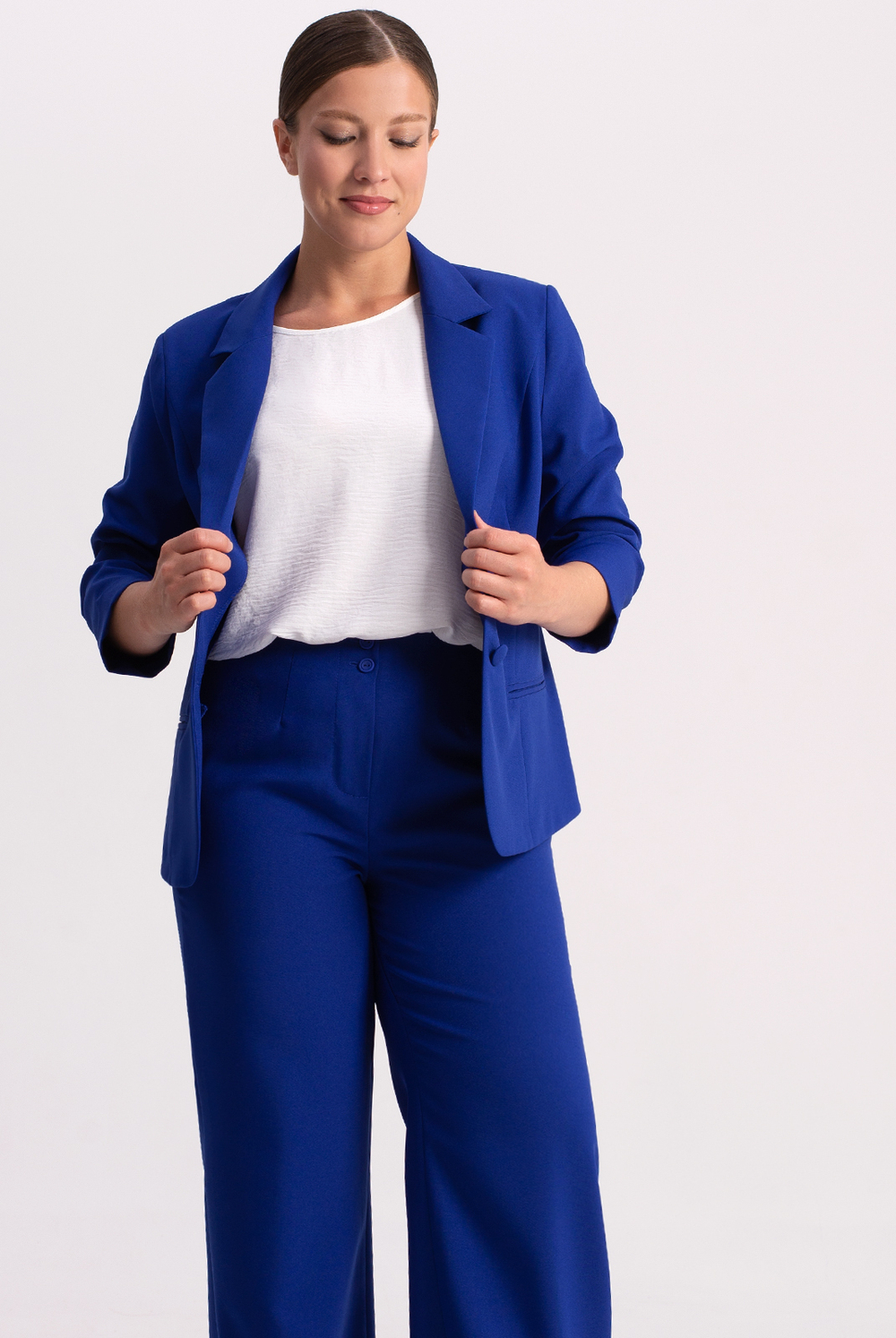 Жакет женский 3736зпб, электрик #513Эл043736зпб