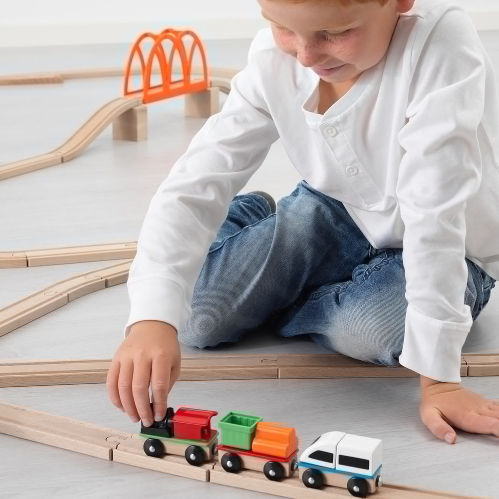 IKEA LILLABO  (ИКЕА ЛИЛЛАБО)  -  Железная дорога, 3 элемента