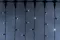 Светодиодный занавес 1000 холодных белых LED ламп, 2*6 м., статика, черный провод ПВХ, Teamprof (TPF-C2*6-CB/W)