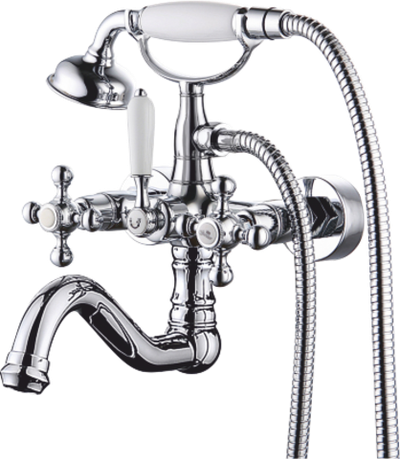 09035 Смеситель двухвентельный  для ванны "GANZER