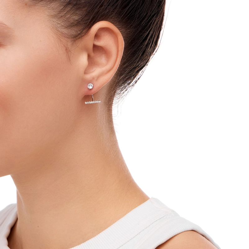 Серьги Горизонтальная Полоса