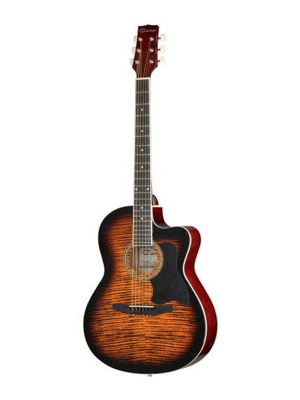 Caraya C901T-BS - акустическая гитара, с вырезом, санберст