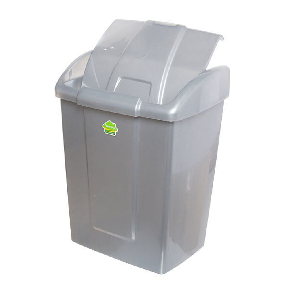 Контейнер для мусора»Форте»23л серебристый С343СРБ