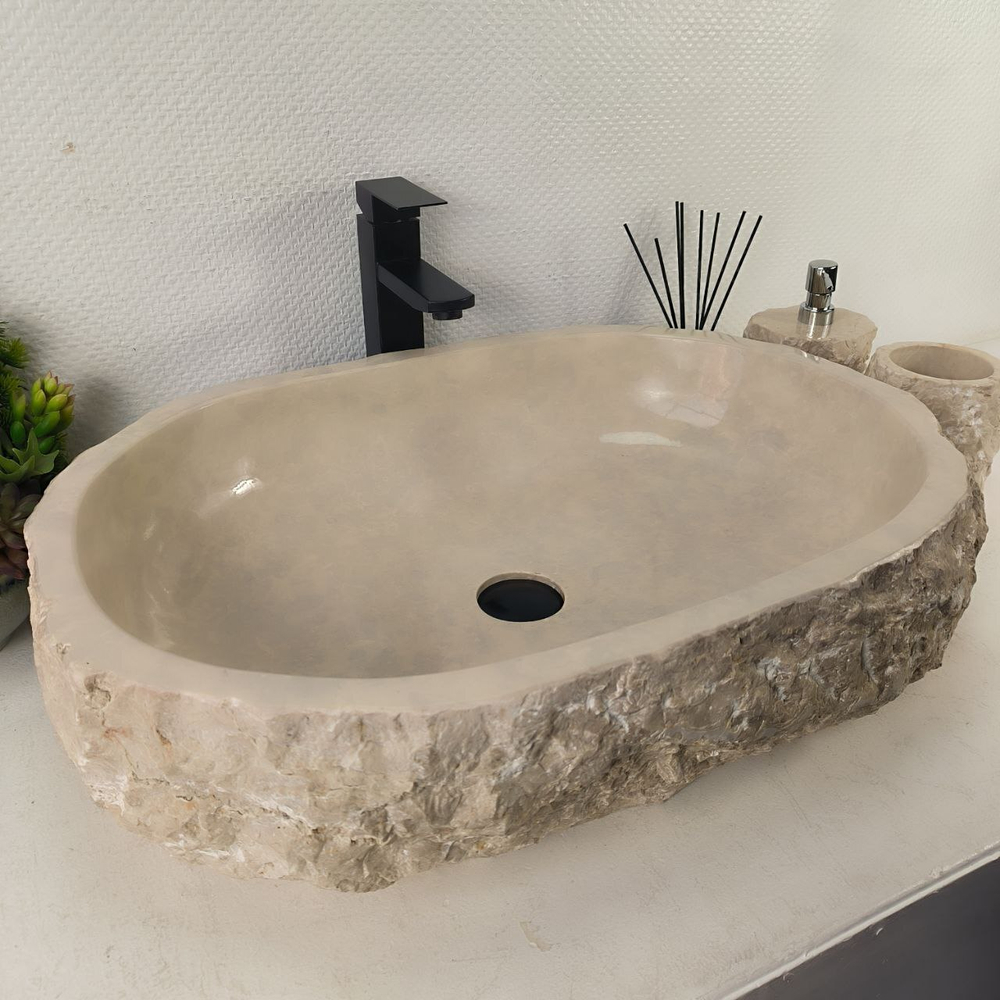 Раковина из мрамора Erozy Cream EM-65098 65*47*16 0879