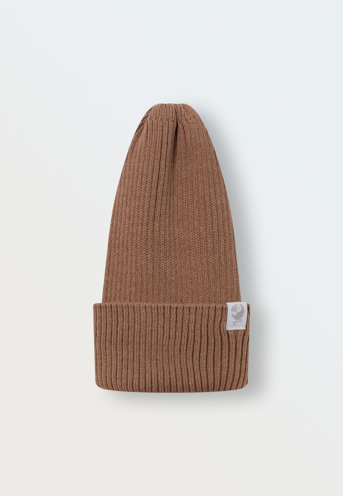 6000-10 Шапочка-колпачок вязаная (шоколад)