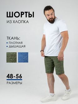 С-516 Шорты спортивные трикотажные мужские домашние из футера