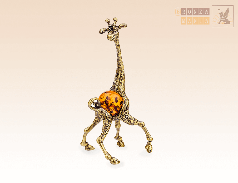 фигурка Жираф c янтарем
