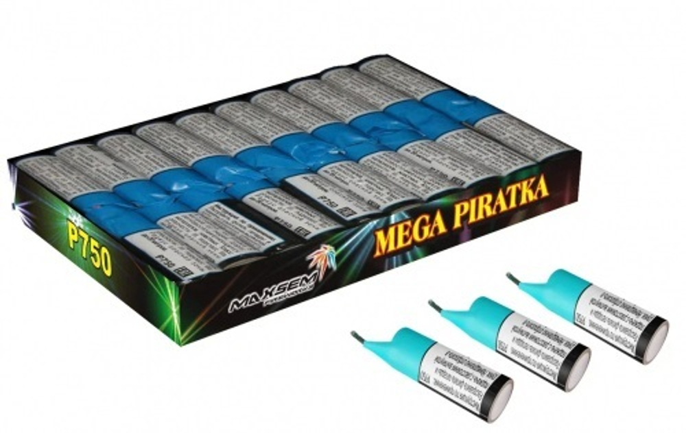 Петарды фитильные MEGA PIRATKA 1 выстрел M 20шт