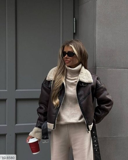 Дубленка IG-8580 Фабрика Моды Фото 1