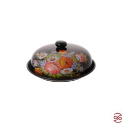 Блюдо для блинов с крышкой Repast Жостов 23*23*9,7 см