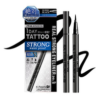 Водостойкая жидкая подводка для глаз 24 часа цвет Черный K-Palette Real Strong Eyeliner 24h WP Black