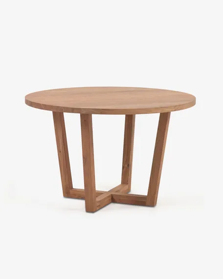 Стол Nahla Ø120 см из массива акации