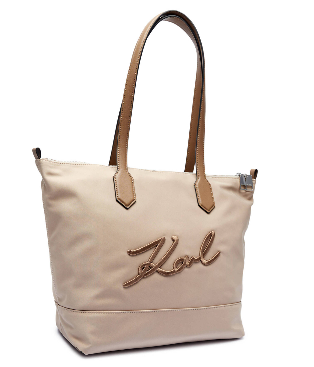 Сумка-шопер k/signature Karl Lagerfeld - бежевый(245W3031)