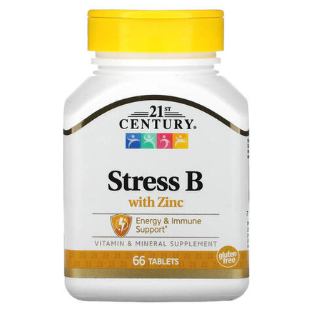 21st century stress b с цинком 66 таблеток