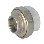 Муфта PP-R комбинированная разъемная белая Дн 25х1/2" ВР RTP (РосТурПласт) 10618