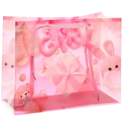 Пакет подарочный «Радость - Девочка» 27*21*11 см