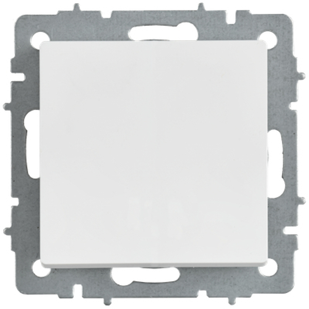 BRITE Выключатель 1-клавишный проходной 10А ВС10-1-6-БрАБ арктический белый IEK