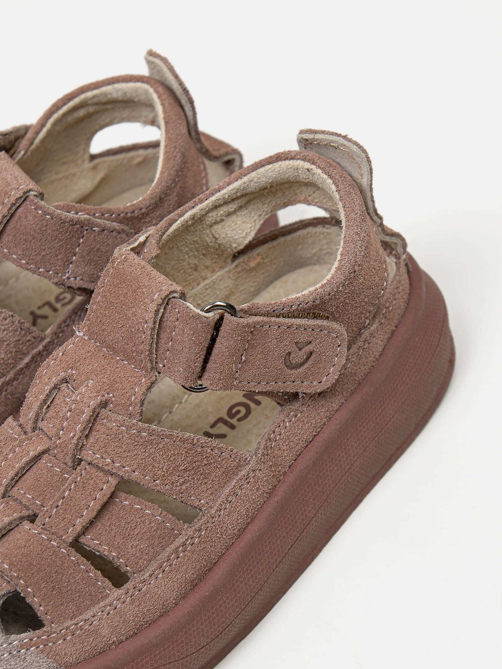 Сандалии "Пудра" на застежке