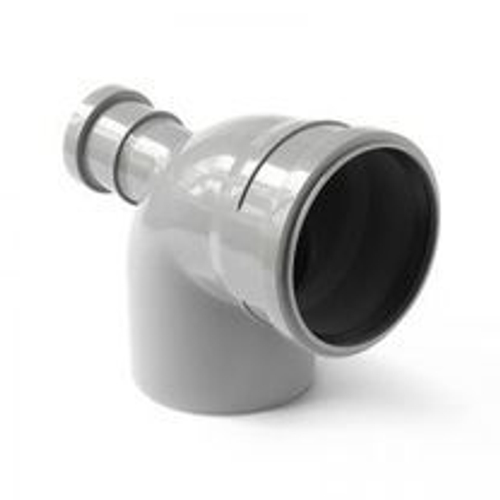 ПВХ Отвод  Ф110х50-90* (тыл)  (25/1шт)