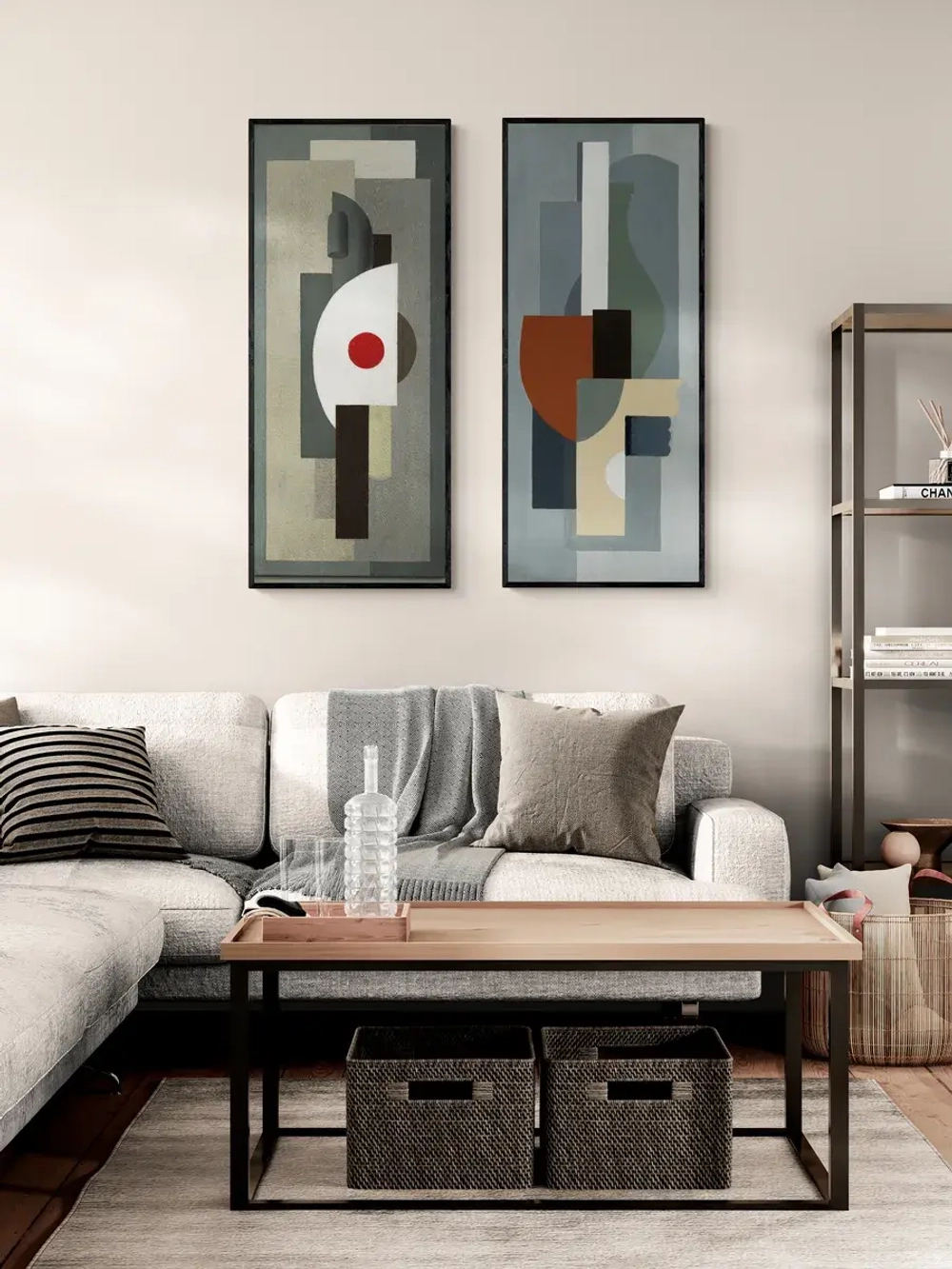 Картина на стену интерьера на холсте 50х100 см