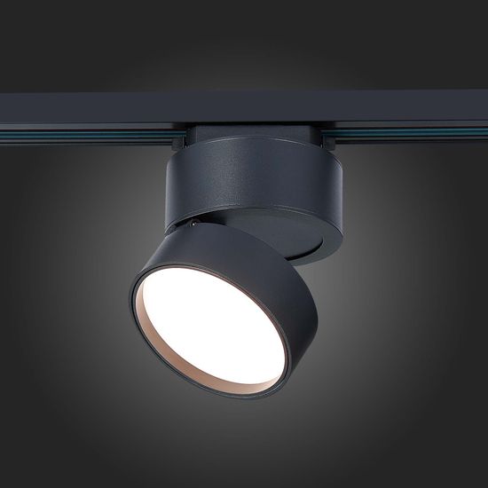 ST651.436.14 Св-к трек. Черный LED 1*14W 3000K 1 100Lm Ra>90 120° IP20 D104xH128 170-240VV BASE