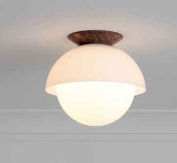 GLASS FLUSH DOME 10" by ALLIED MAKER