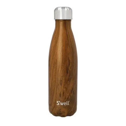 Kitchen Craft So;well Термобутылка из тикового дерева, 500 мл.