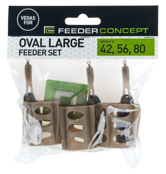 Набор фидерных кормушек FC Vegas БЫСТРОЕ ВСПЛЫТИЕ 42 56 80г 3шт.