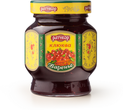 Варенье Клюква, Ратибор, 400г