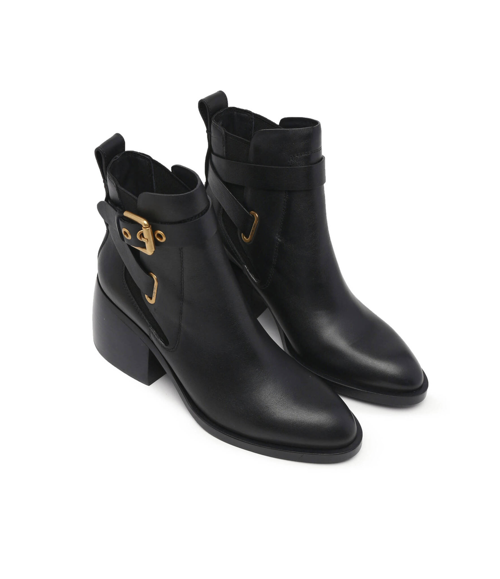 Кожаные ботильоны See By Chlo\u00e9 - черный(SB41011A 18041)