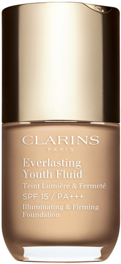 Clarins Everlasting Youth Fluid Foundation - Осветляющий тональный крем SPF 15, 30 ml