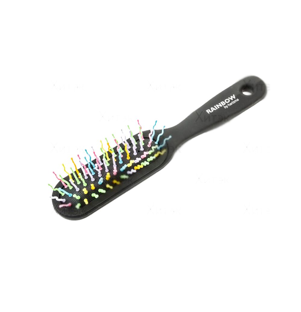 Щетка для волос Harizma Rainbow h10701 узкая