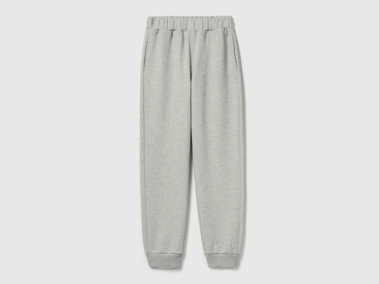 Benetton Брюки классического кроя Stranger Things, серый меланж