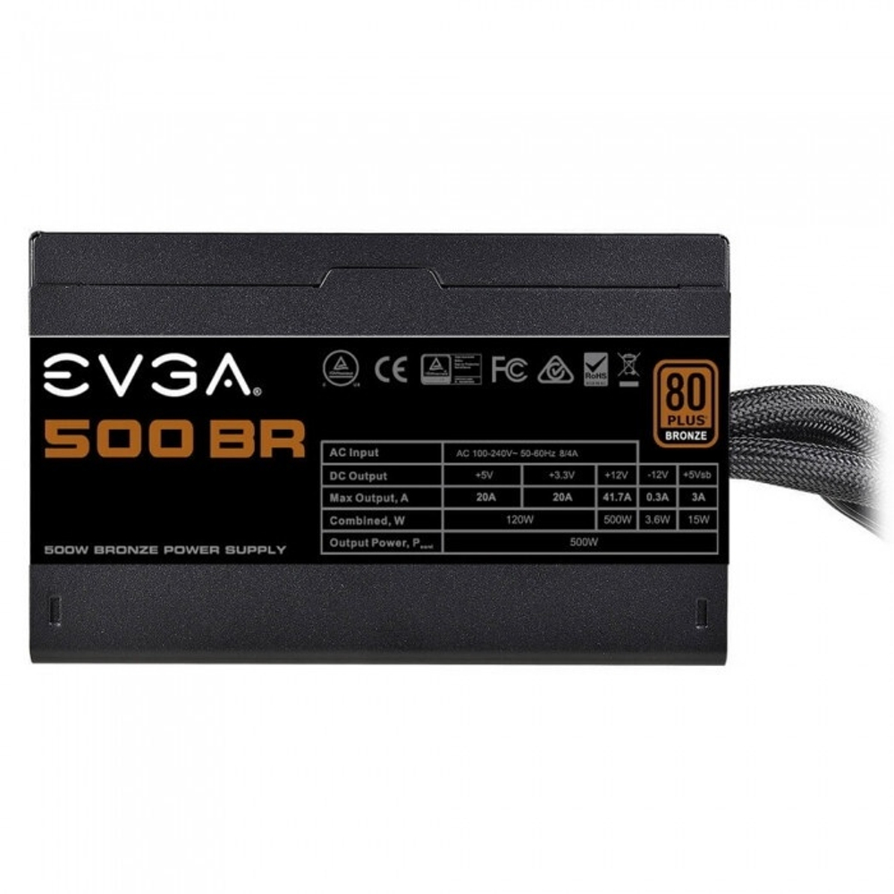 Блок питания EVGA 500W 500 BR 100-BR-0500-K2 - купить