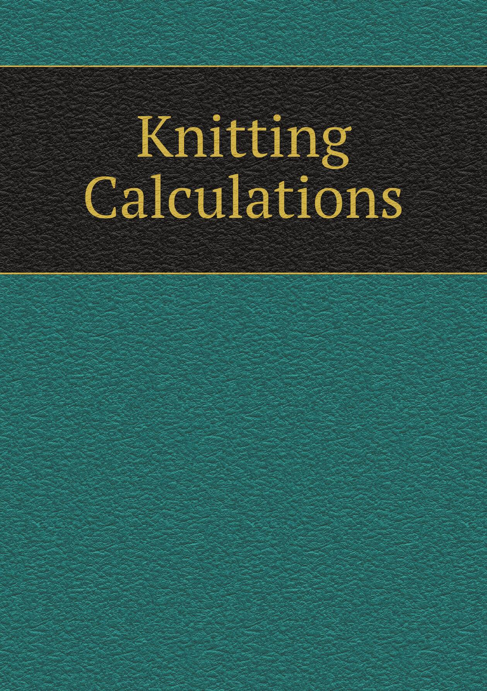 Knitting Calculations | сборник