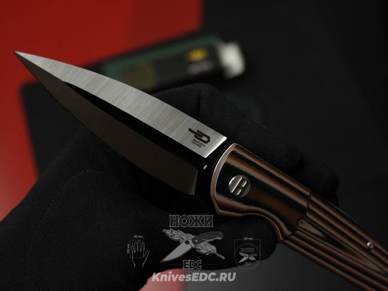 Складной нож Bestech Fin BG34D-2 c клинком из стали Sandvik™ 14C28N, рукоять G10