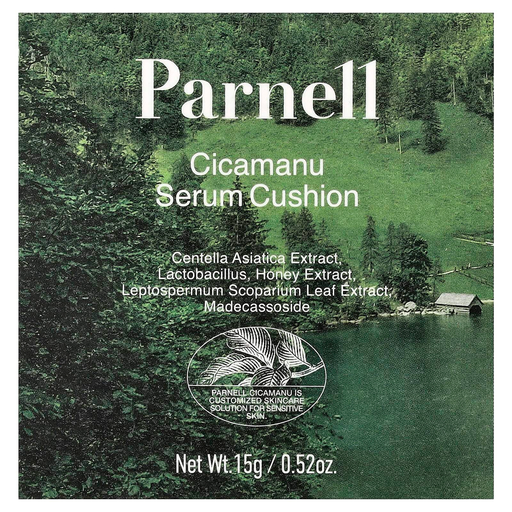 Parnell, Cicamanu Serum Cushion, 24N, натуральный нюд, 15 г (0,52 унции)