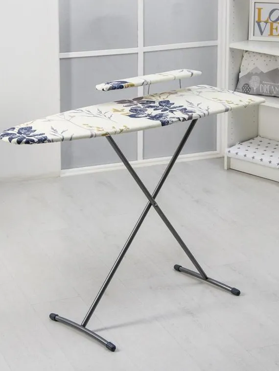 Доска гладильная Nika «Лина 1», 112×34,5 см, два положения высоты 70,80 см, МИКС