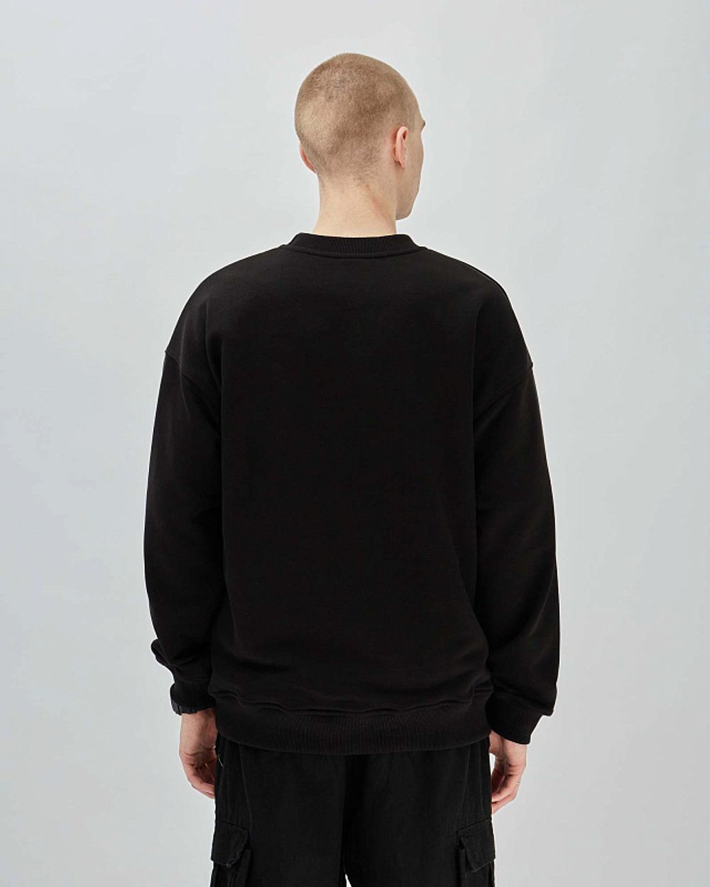 Толстовка Anteater Crewneck Textlogo Black