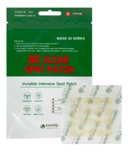 EYENLIP Маски-патчи для проблемной кожи AC CLEAR SPOT PATCH, 24шт