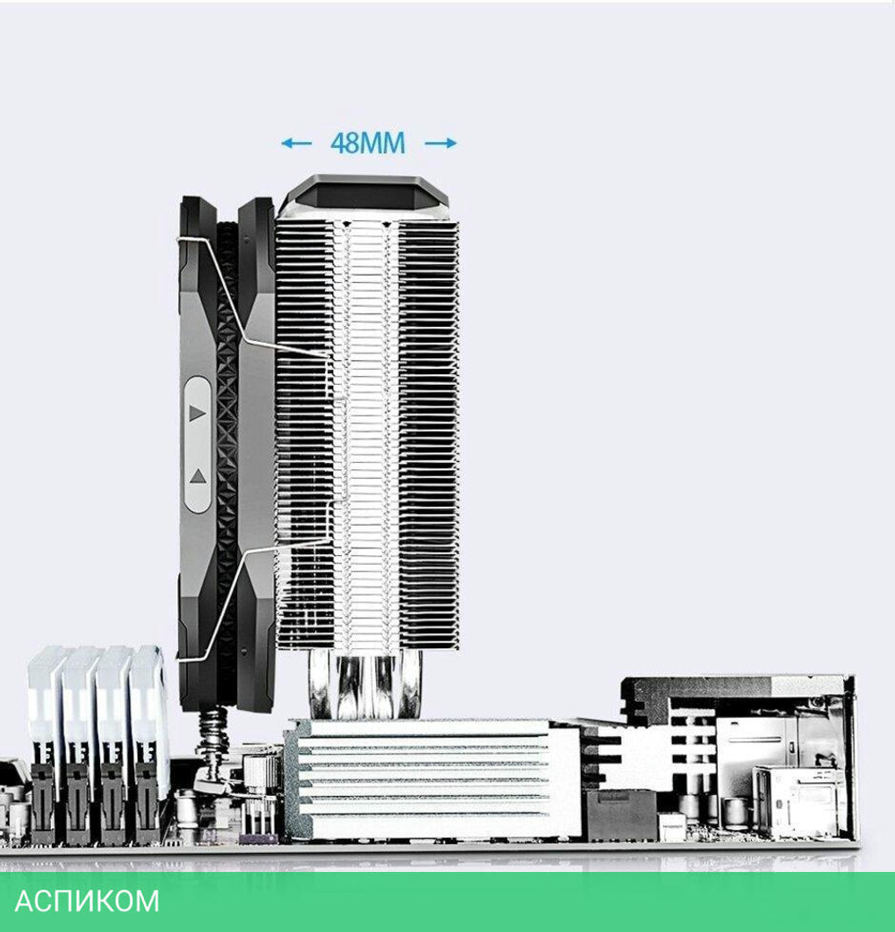 Кулер для процессора DeepCool AS500 (R-AS500-BKNLMN-G)