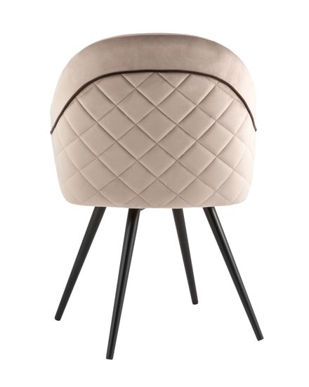 Стул вращающийся Новел New велюр серо-коричневый