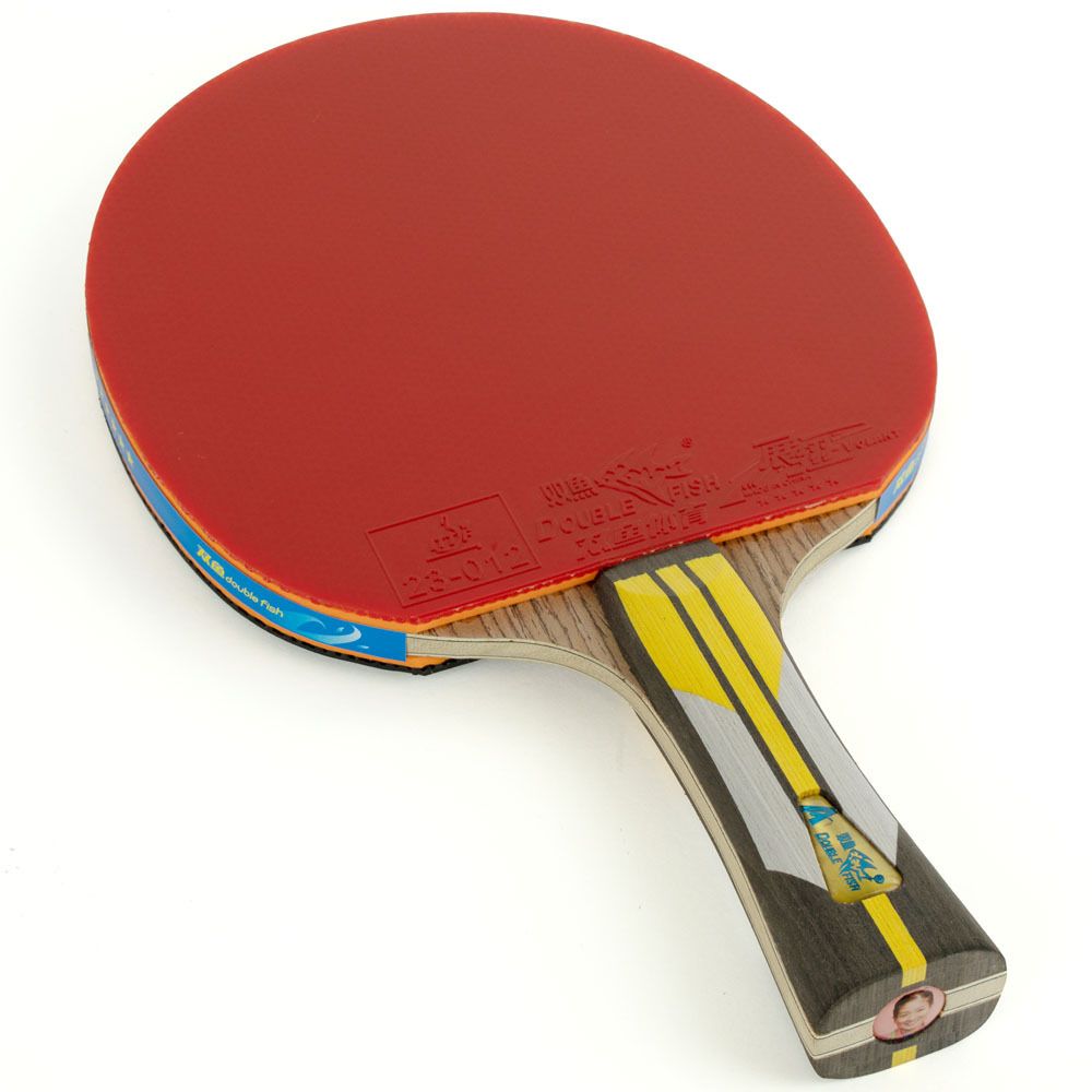 Ракетка для настольного тенниса DOUBLE FISH 6A+C, ITTF Approved, + 2 мяча