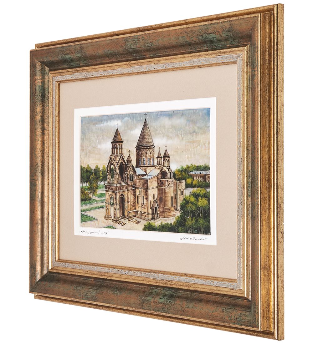 Народные промыслы ШК-55/250-01 Панно «Эчмиадзинский собор»