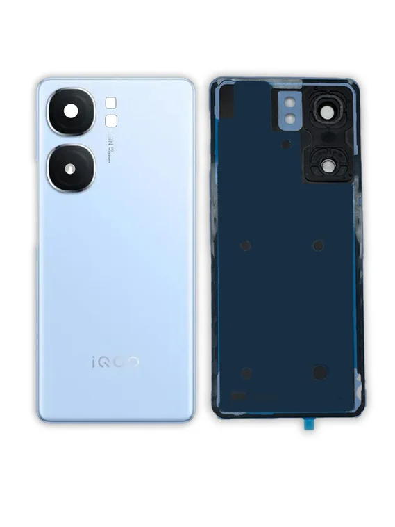 Задняя крышка для  Iqoo Neo 9 5G синяя (Blue) со стеклом камеры