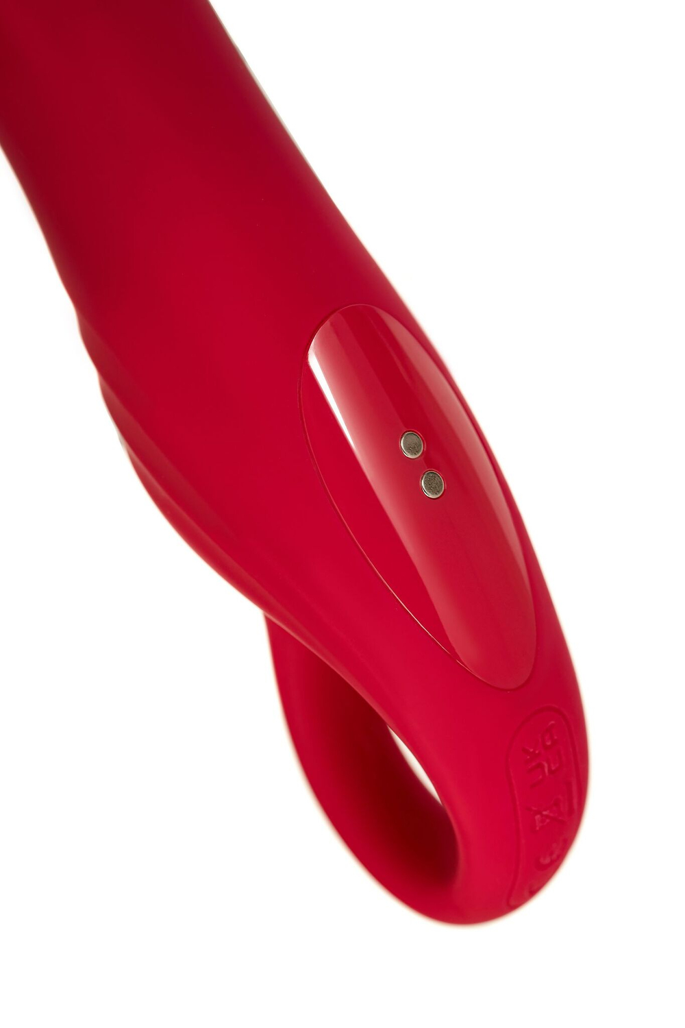 Малиновый стимулятор с двигающимся язычком Begonia - 18,5 см. (Цвет: розовый)