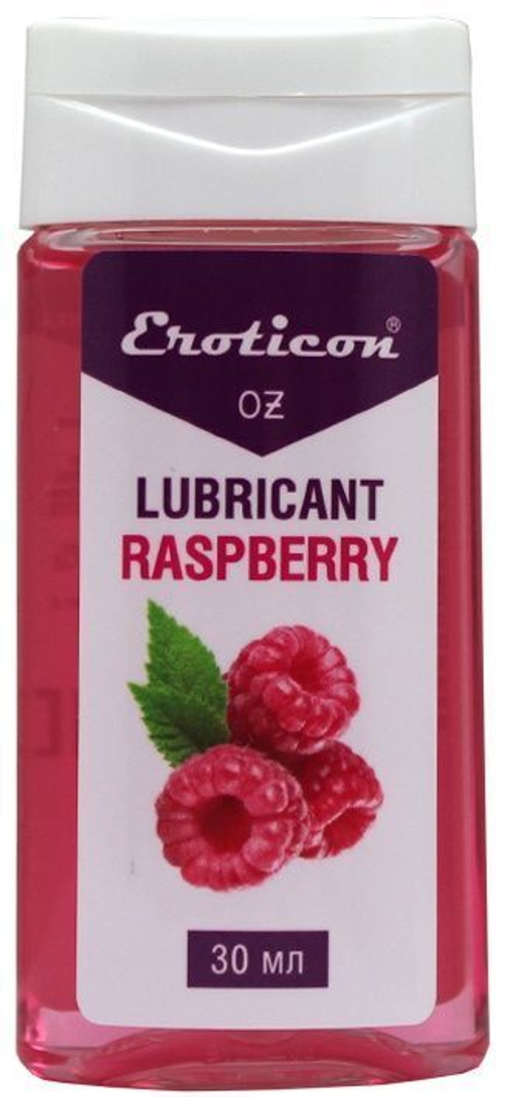 Интимная смазка Fruit Raspberries с ароматом малины - 30 мл.